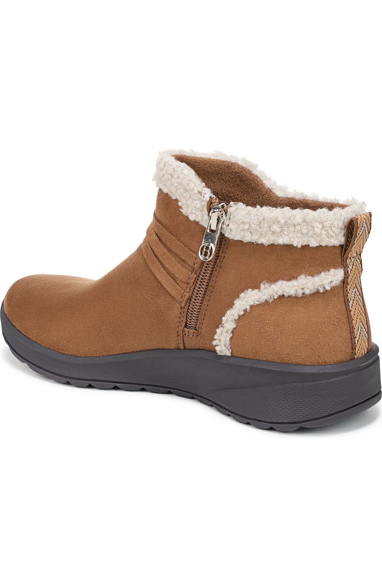 LifeStride Glendale Faux Fur Trim Bootie, Alternate, color, Dark Tan