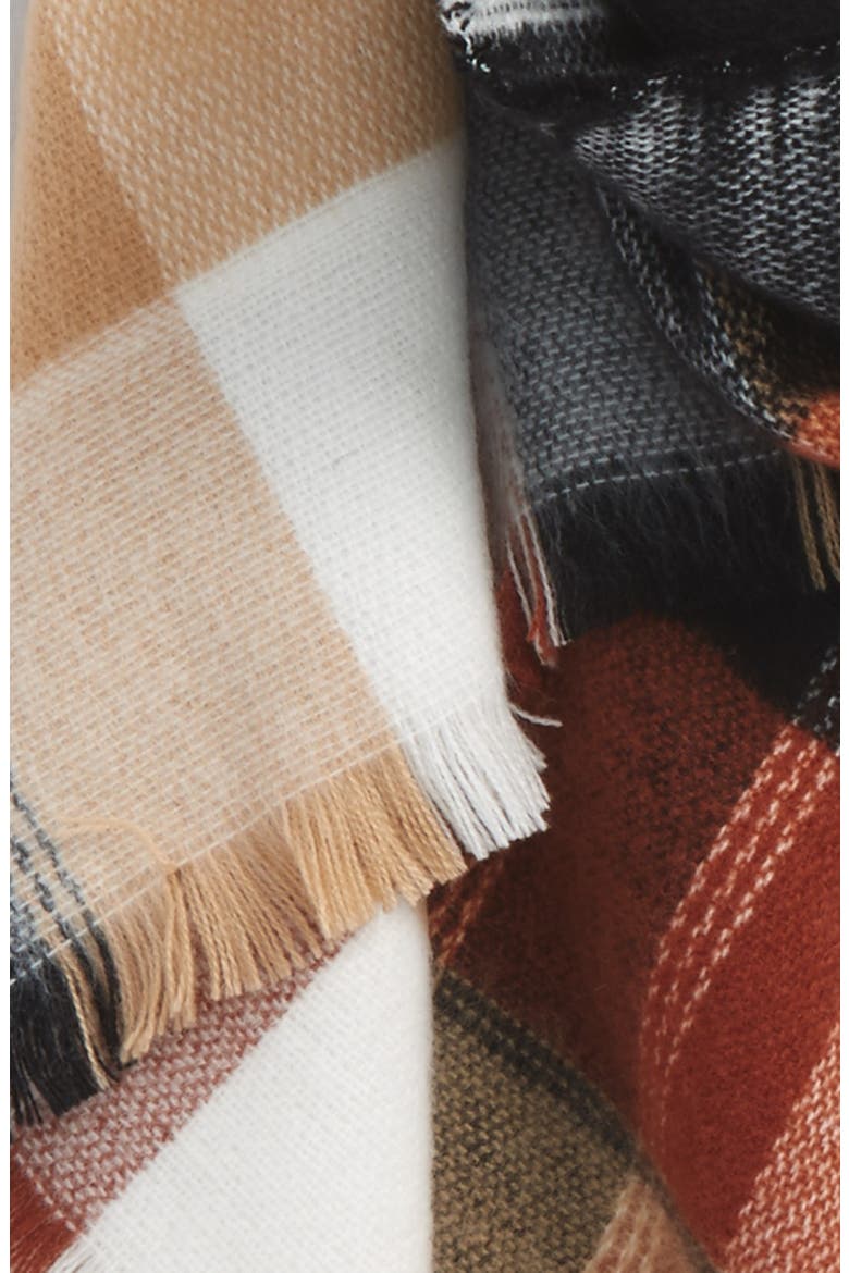 'Heritage Plaid' Scarf, Alternate, color, NAVY MULTI