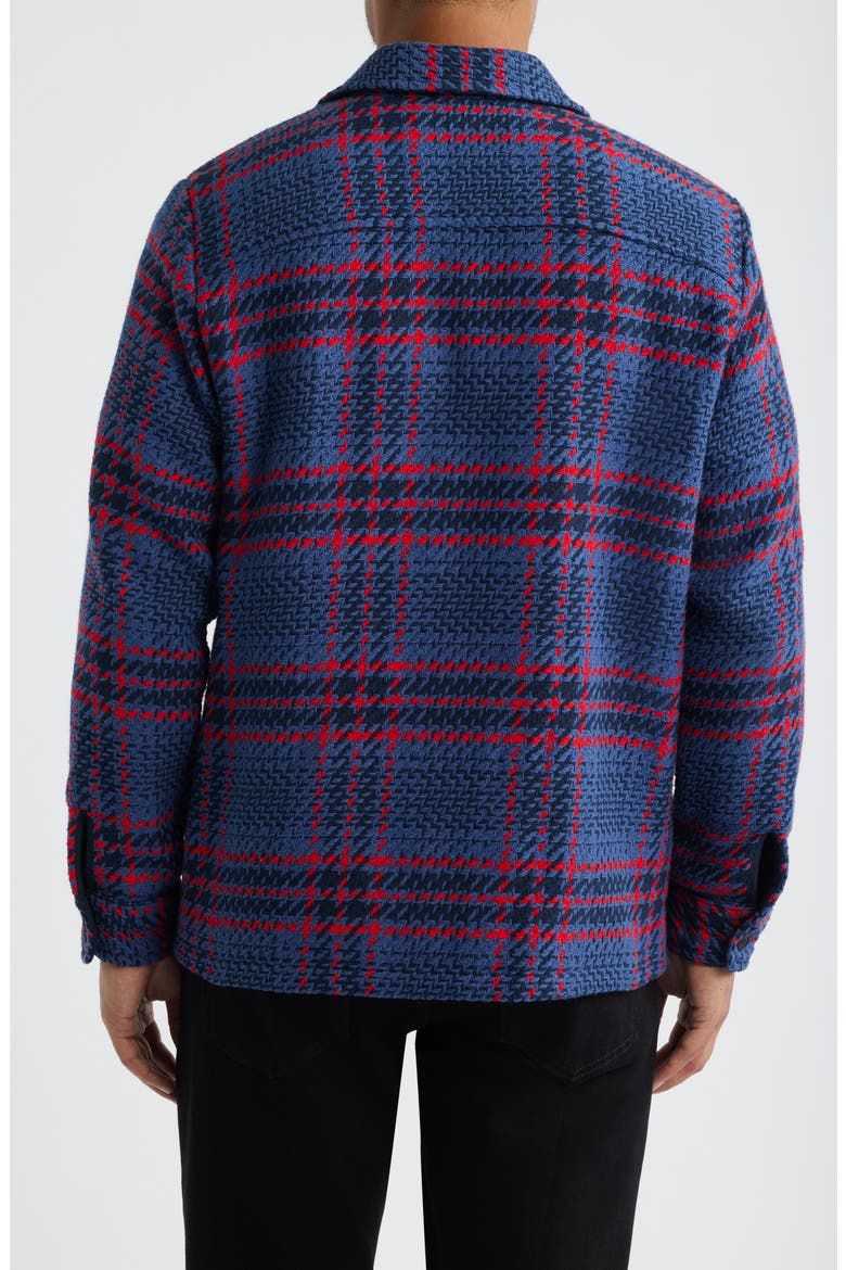 Whiting Wye Check Overshirt, Alternate, color, NAVY / RED