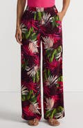 Lands' End Rayon High Rise Wide Leg Pants - Set Bottom