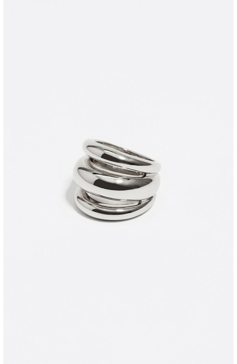 Bimba y Lola Bands Ring, Main, color, Silver