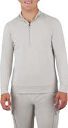 90 DEGREE BY REFLEX Ultra Mélange Fleece Half Zip Sweatshirt