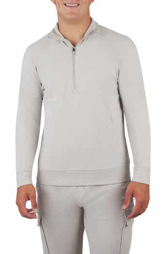 90 DEGREE BY REFLEX Ultra Mélange Fleece Half Zip Sweatshirt