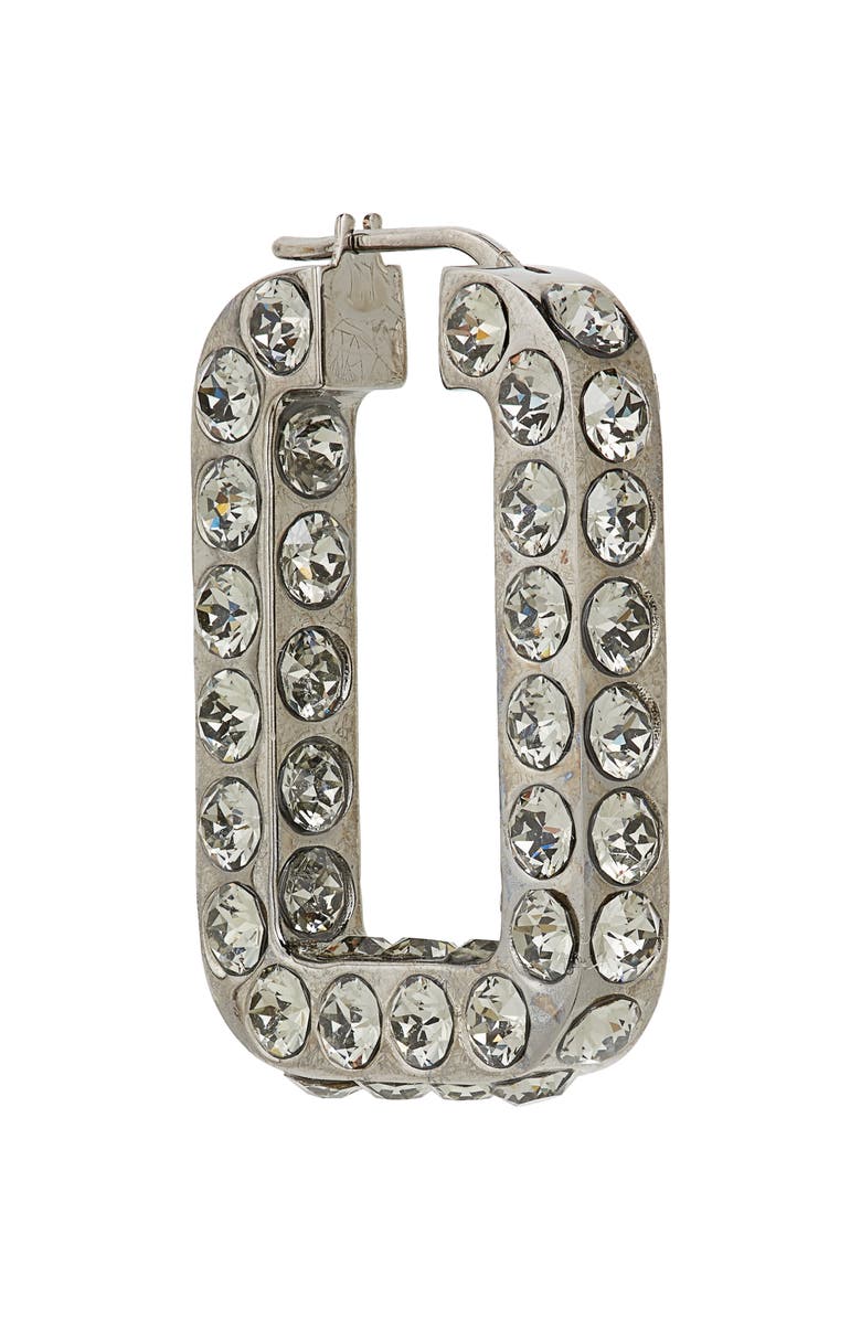 Amina Muaddi Crystal Hoop Earrings, Alternate, color,