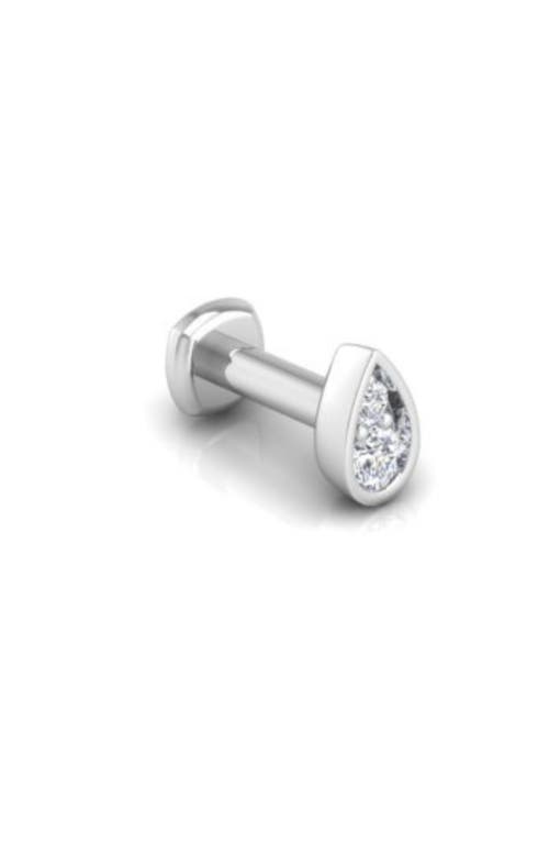 Seed2Stone Perfect-Pear Flat Back Stud in White Gold  product