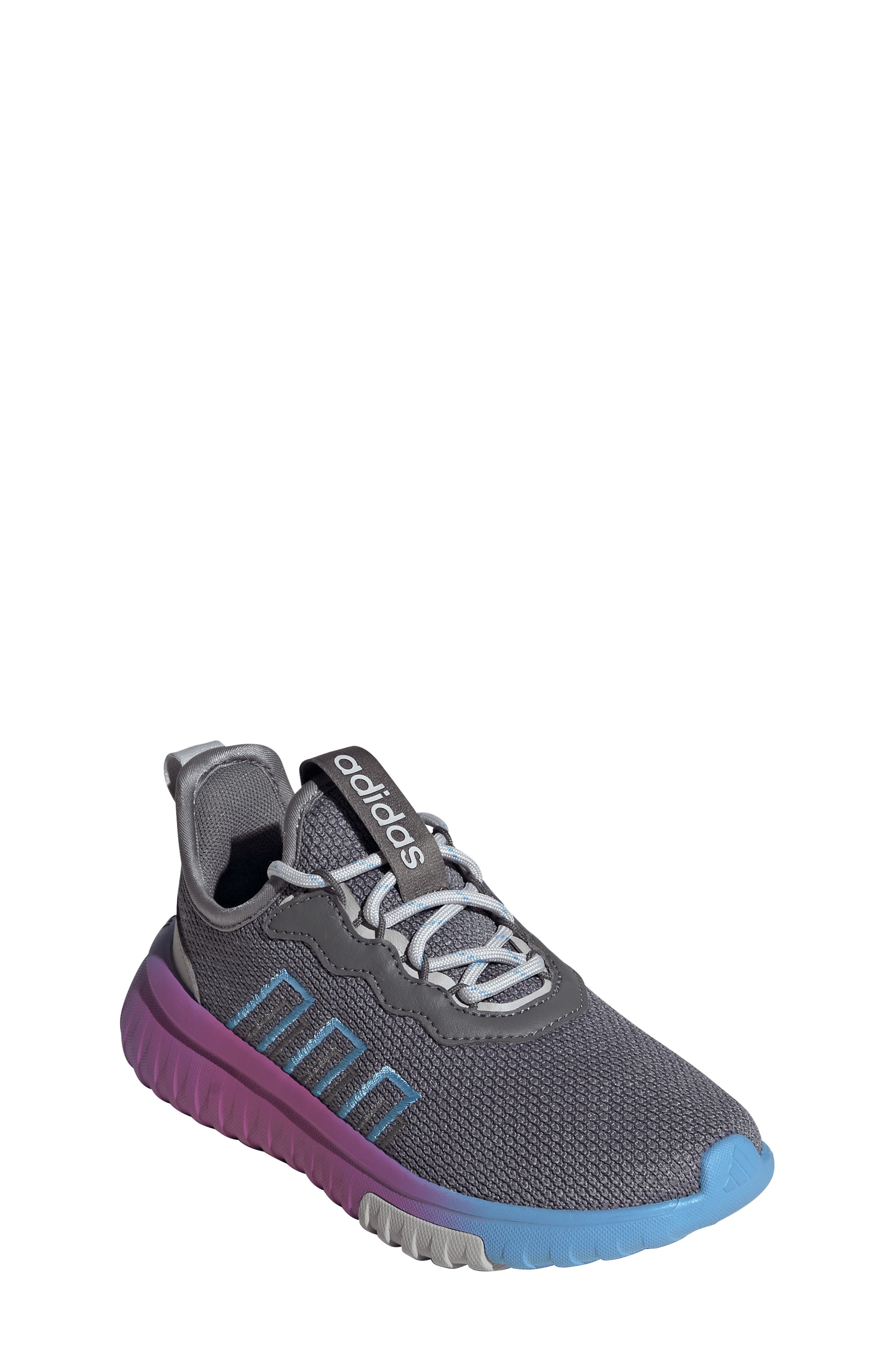 adidas Kids' Kaptir Flow 2.0 Sneaker, Main, color, Grey/ Blue/ Purple