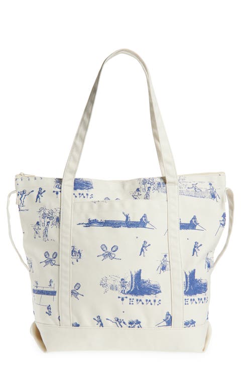 Court Print Tote Bag