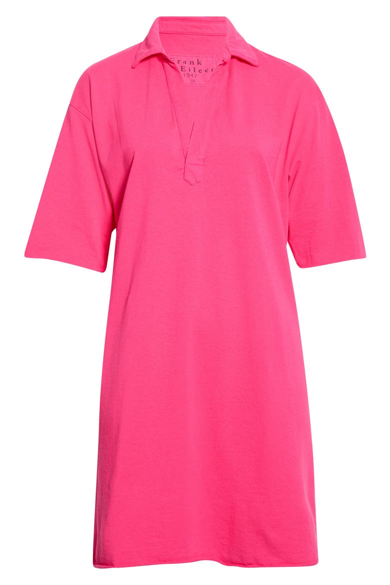 Cotton Polo Minidress, Alternate, color, ZNIA