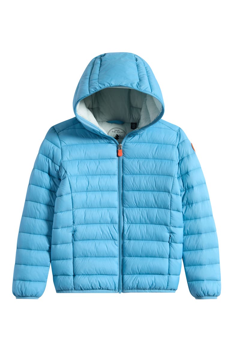 Kids' Dony Hooded Puffer Jacket, Main, color, BAY BLUE