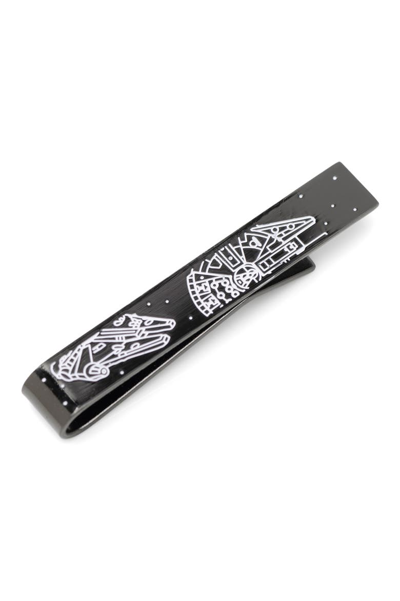 Star Wars™ - Millennium Falcon Tie Bar, Main, color, BLACK