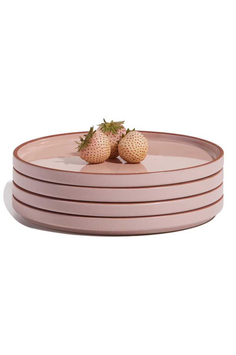 Set of 4 Salad Plates, Alternate, color, SPICE