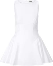 STAUD Gwen Flare Minidress