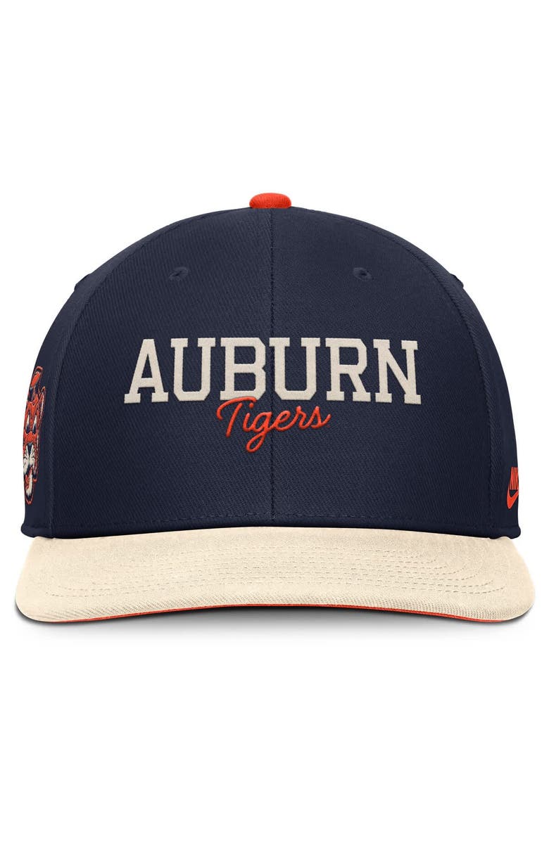 Nike Men's Nike Orange/White Auburn Tigers Pro Legacy Script Snapback Hat, Alternate, color, 