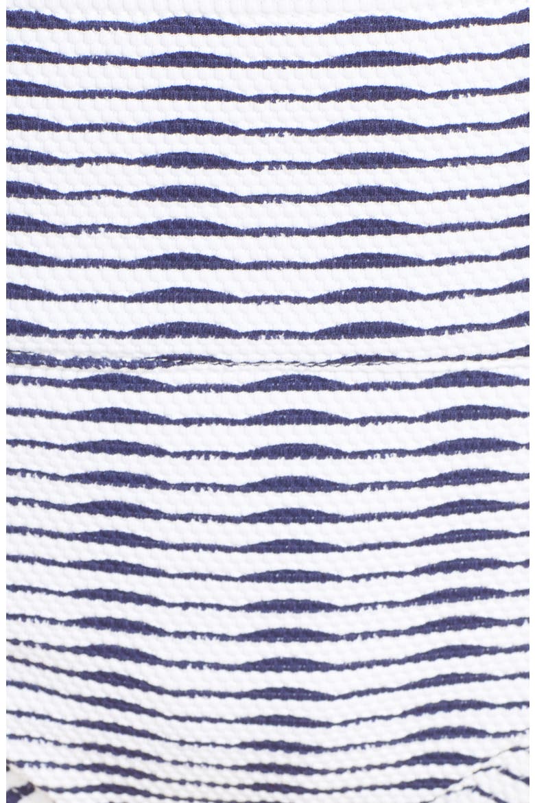 Island Cays Stripe High Waist Bikini Bottoms, Alternate, color, WHITE
