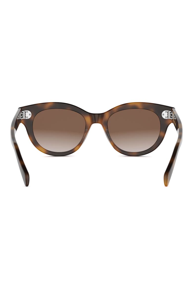 3 Dots 51mm Round Sunglasses, Alternate, color, BLONDE HAVANA / GRADIENT BROWN