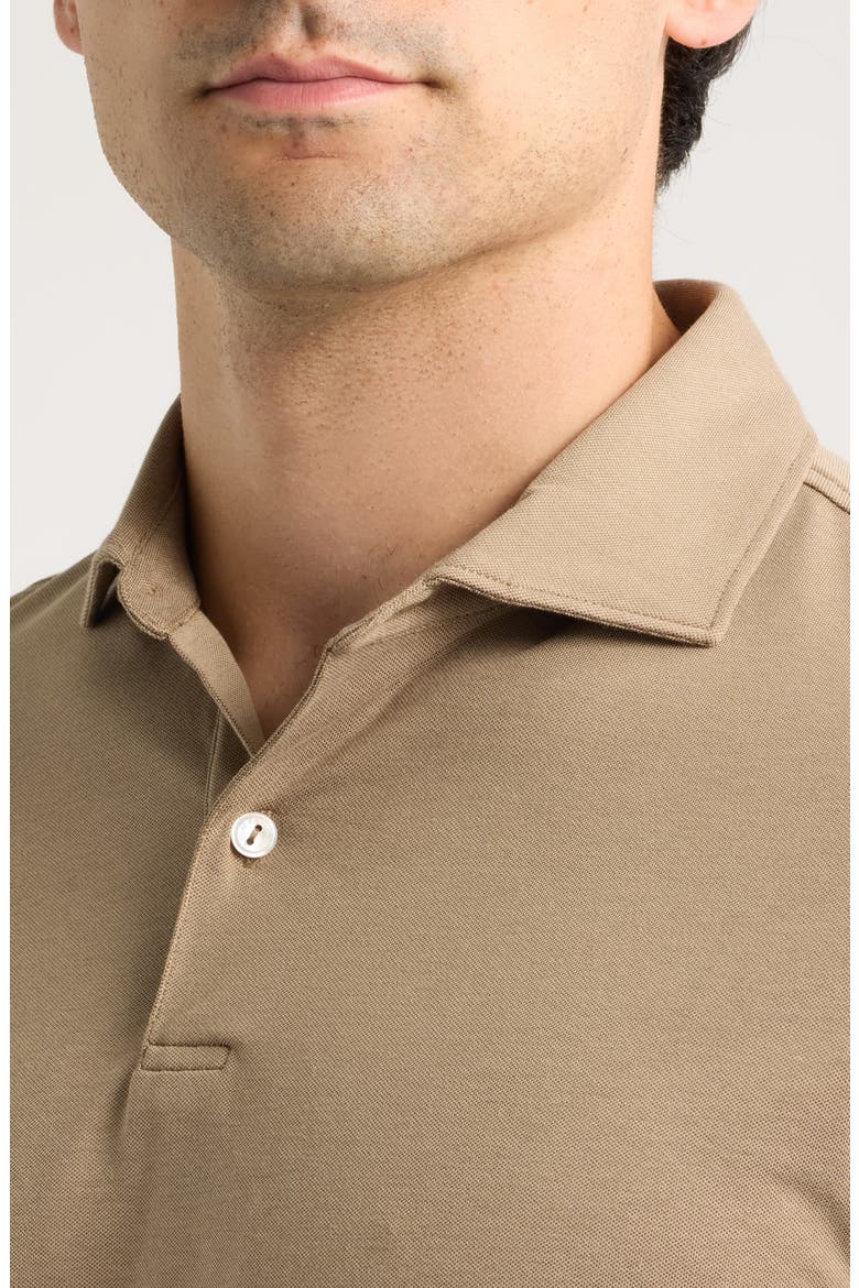 Crown Crafted Albatross Performance Polo, Alternate, color, LIGHT MOCHA
