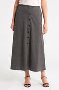 MAX STUDIO Front Button Boot Skirt