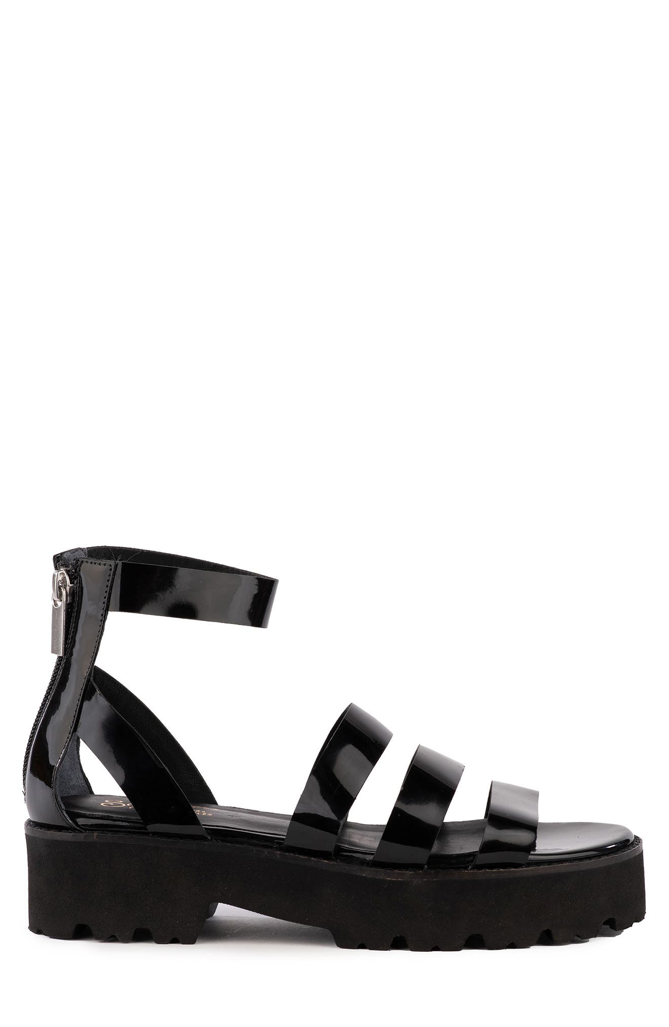 Seychelles Nightlife Patent Platform Sandal, Alternate, color, 