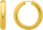 KARAT RUSH 14K Gold Plated Sterling Silver 30mm Hoop Earrings
