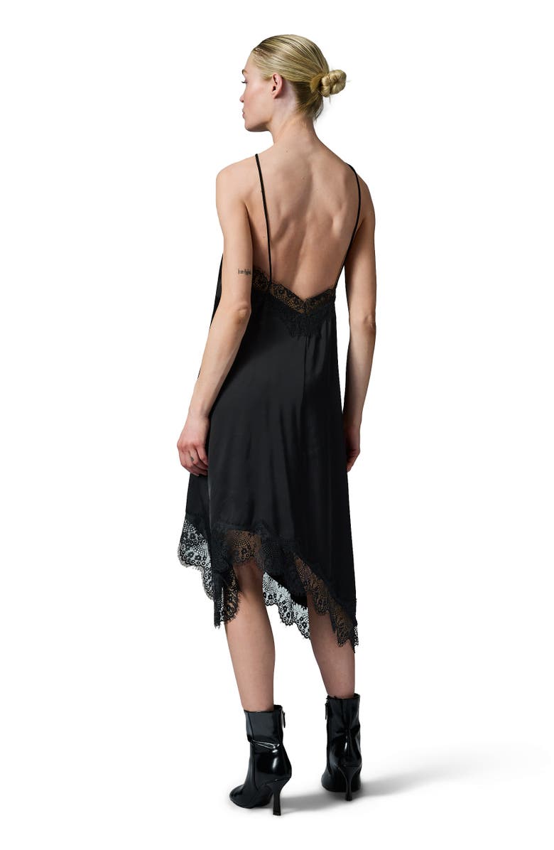 DAY Birger et Mikkelsen Umali Lace Trim Halter Neck Slip Dress, Alternate, color, Black