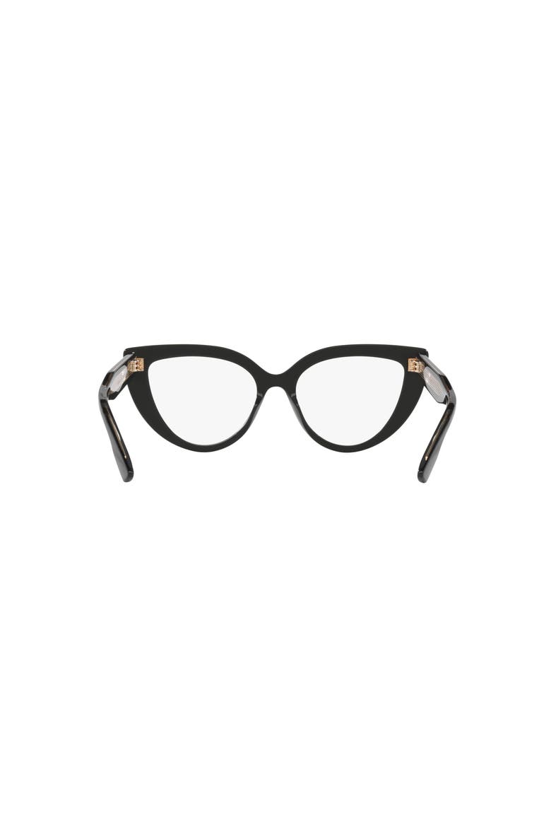 52mm Cat Eye optical glasses, Alternate, color, Black