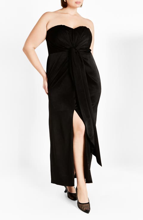 Kamari Strapless Maxi Dress (Plus)