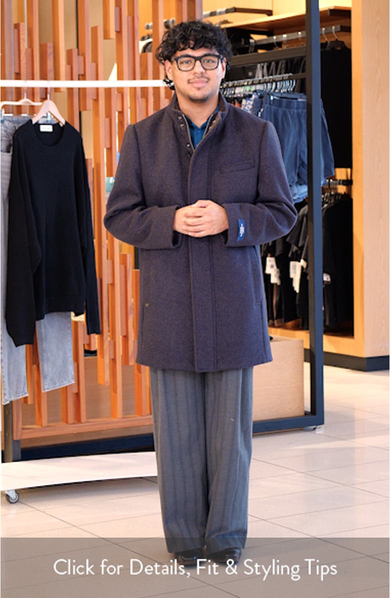 Genoa Wool Blend Twill Coat, sales video thumbnail