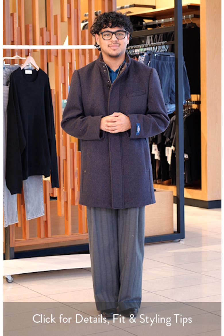 Genoa Wool Blend Twill Coat video