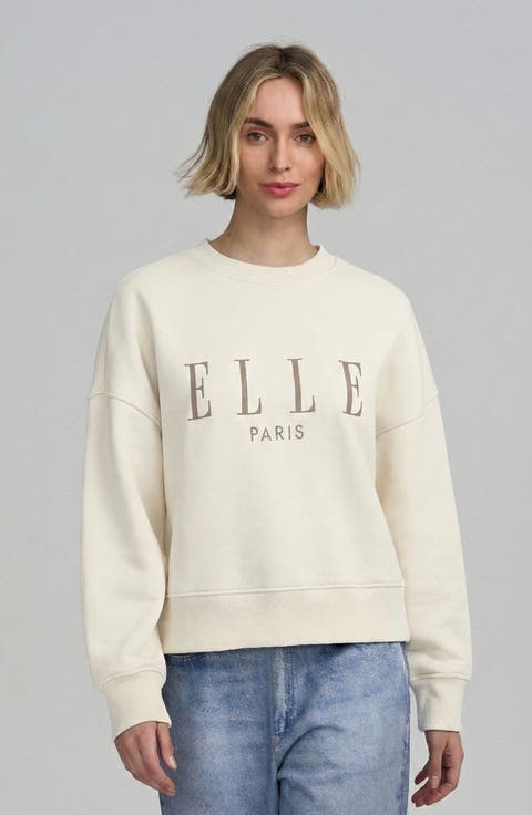 Embroidered ELLE Sweatshirt