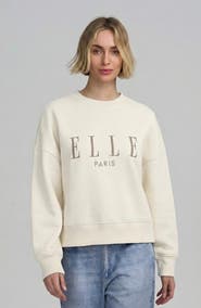 ELLE Collection Embroidered ELLE Sweatshirt