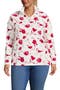  Ivory/Red Tossed Floral