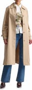 Avec Les Filles Oversize Cotton Blend Trench Coat