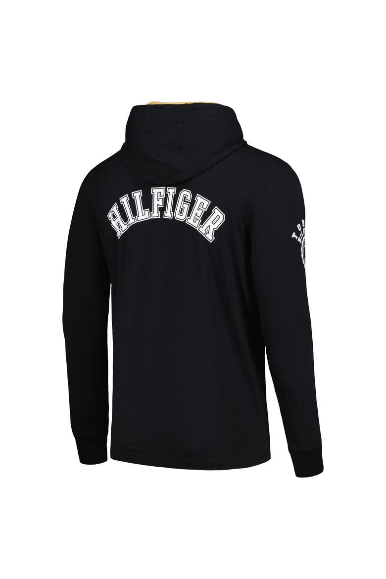 Men's Tommy Hilfiger  Black New Orleans Saints Morgan Long Sleeve Hoodie T-Shirt, Alternate, color, Black