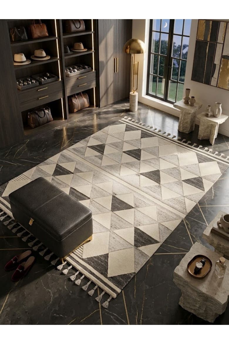 Okinawa Wool Rug 5'x8', Alternate, color, Beige