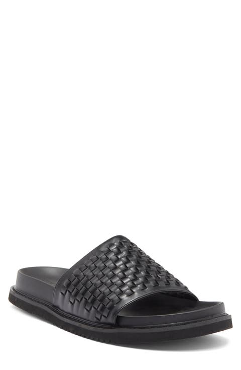 Onyx Woven Slide Sandal (Men)