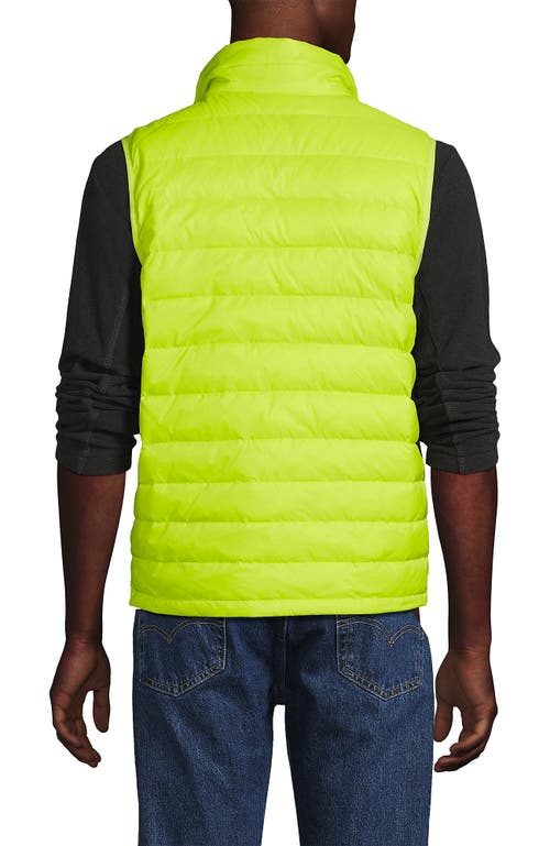 Lands' End Wanderweight Ultralight Packable Down Vest In Citrus Fields