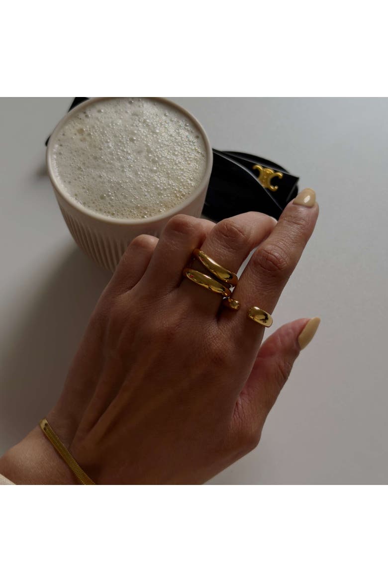 Ayn Open Ring, Alternate, color, Gold