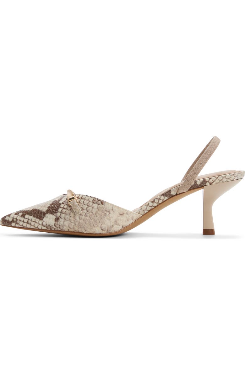 ALDO Lianya Slingback Pointed Toe Pump, Alternate, color, Brown Multi