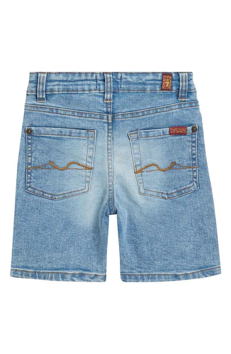 7 For All Mankind Kids' Polo & Denim Shorts Set, Alternate, color,