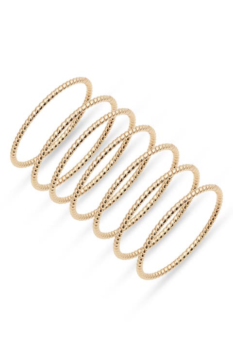 Set of 7 Stacking Rings
