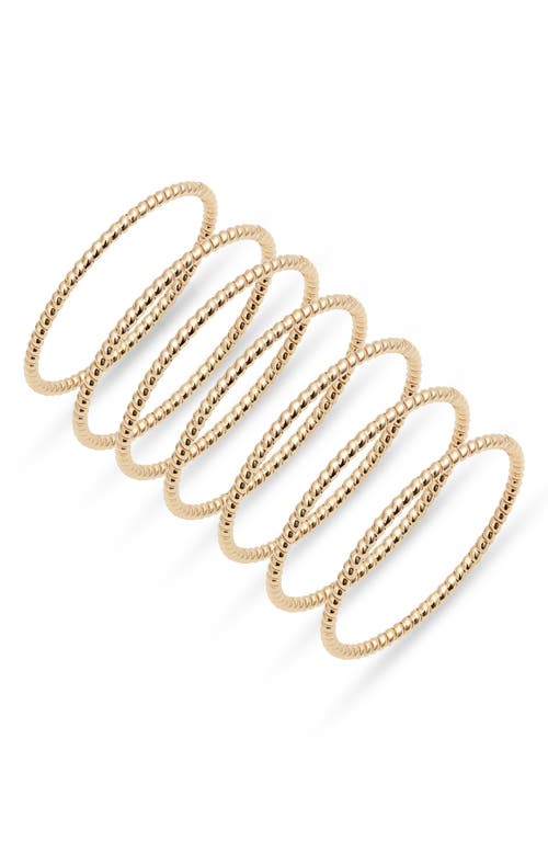 Nordstrom Set Of 7 Stacking Rings