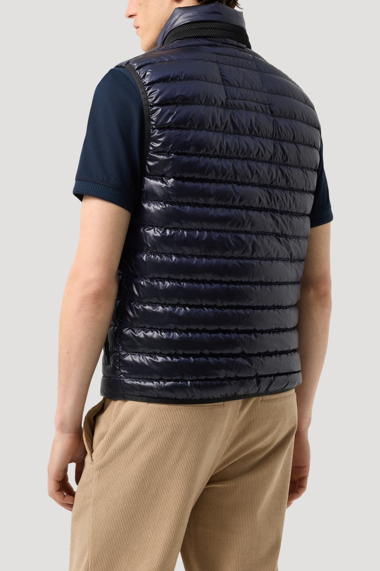 Lasse Lightweight Down Vest, Alternate, color, Navy blue