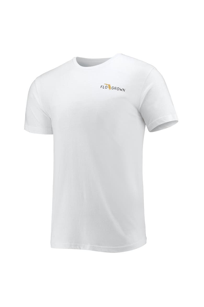 Men's FloGrown White UCF Knights Knightro Surfer T-Shirt, Alternate, color, White