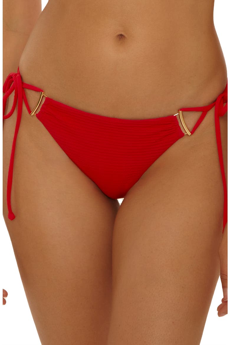 Riveria Tie Side Bikini Bottoms, Main, color, APPLE