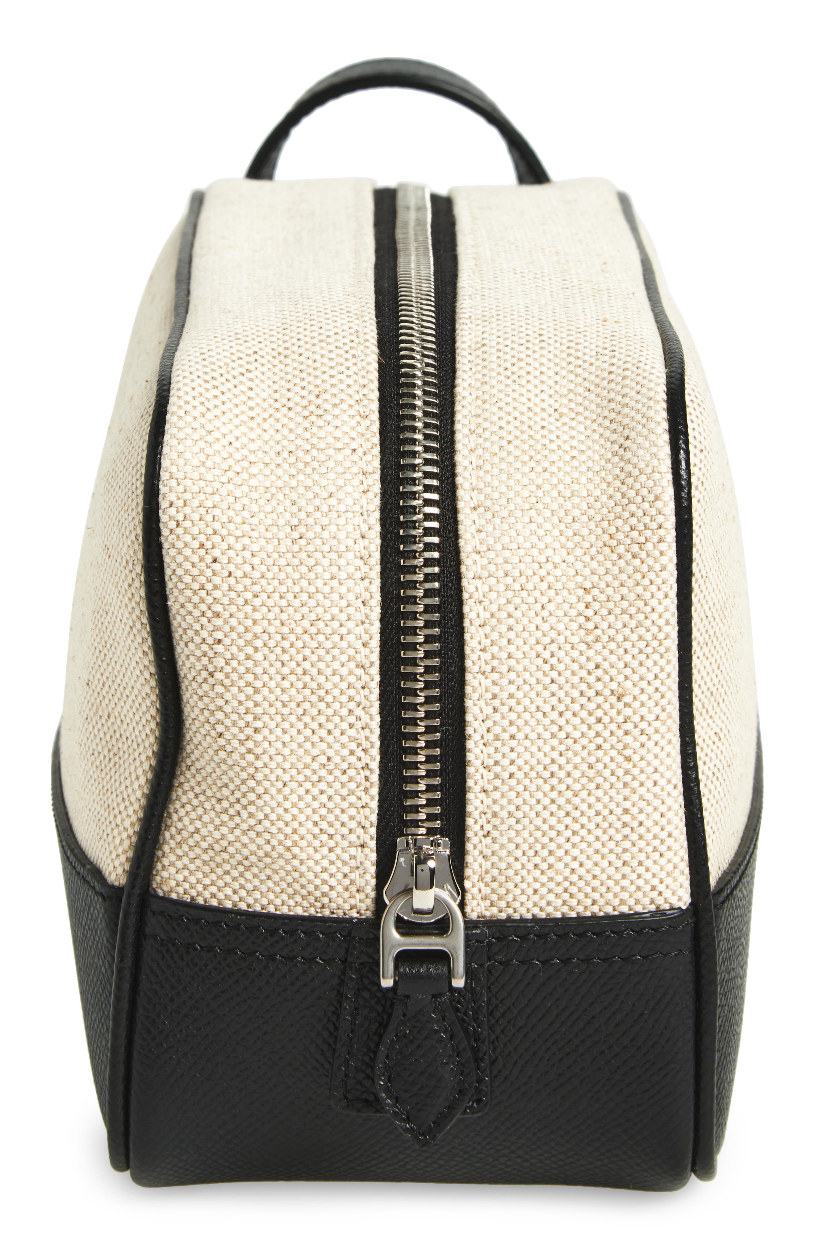 Dolce&Gabbana Atene Dopp Kit, Alternate, color, Avorio/ Nero