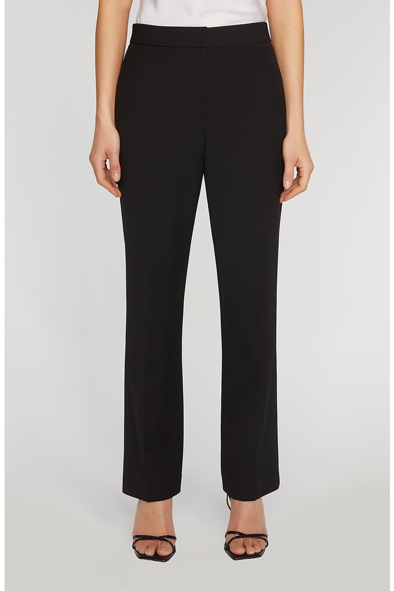 The Sylvie High Waist Straight Leg Pants, Main, color, NOIR