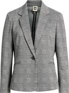 AK ANNE KLEIN One-Button Blazer