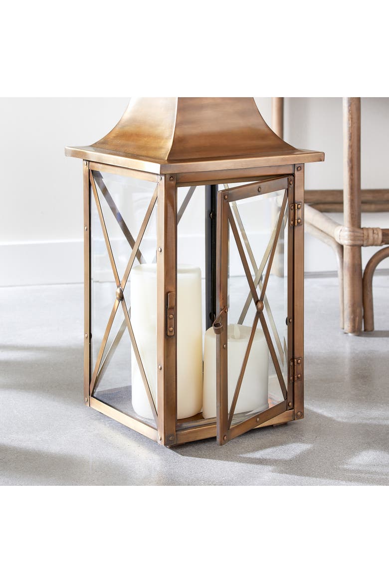 Homes Lantern Large, Alternate, color, Gold