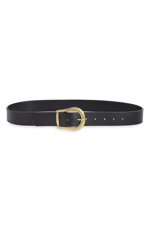 Faux Leather Belt