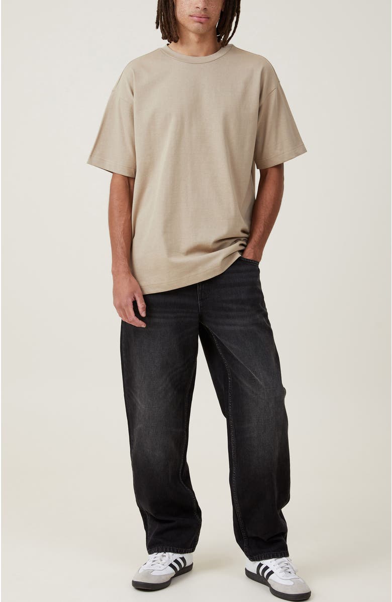 Cotton On Men's Baggy Jean, Alternate, color, Revolve Black